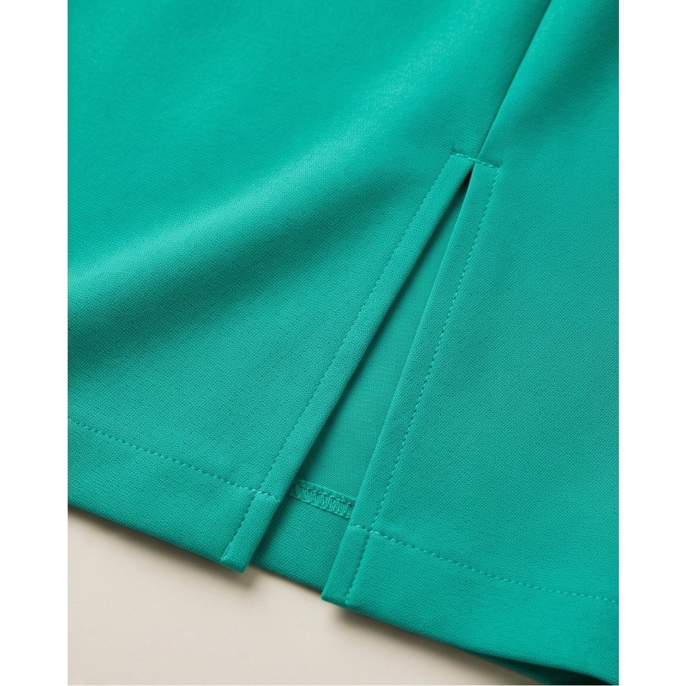 Avenue 22/24 Plus Size Green Pencil Skirt Front Slit Knee‎ Length 2X Bodycon NWT - Picture 12 of 12